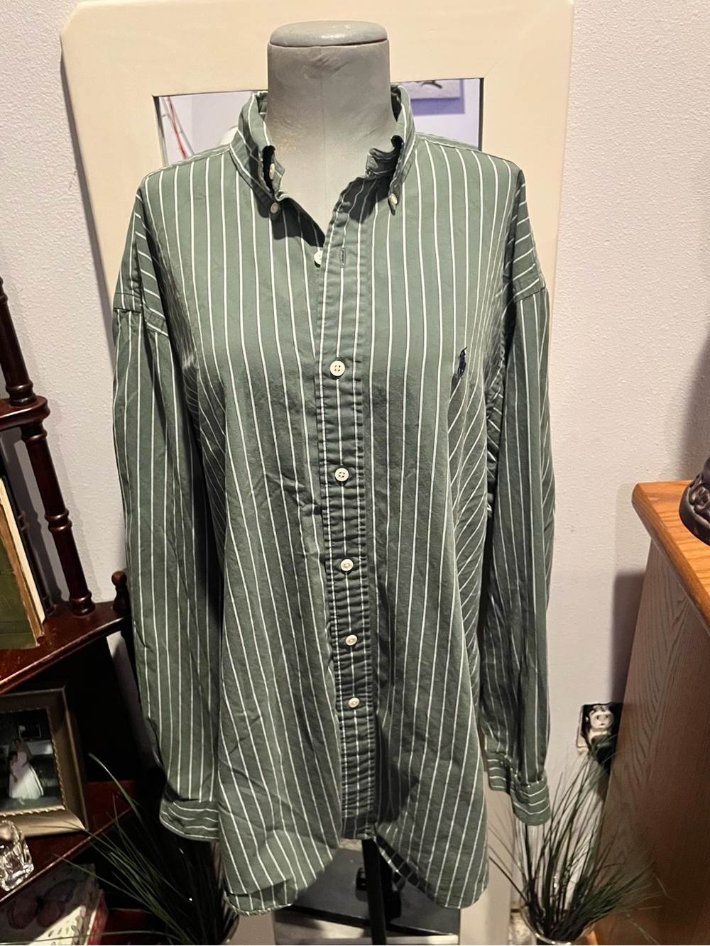 Vintage Ralph Lauren Blaire Button Down Shirt Size Large